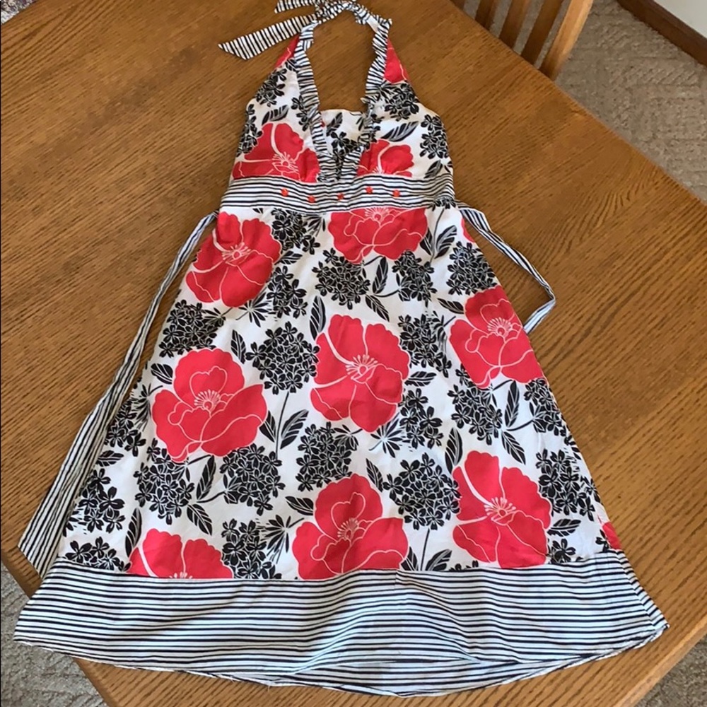 Y2K Girls Floral Print Dress